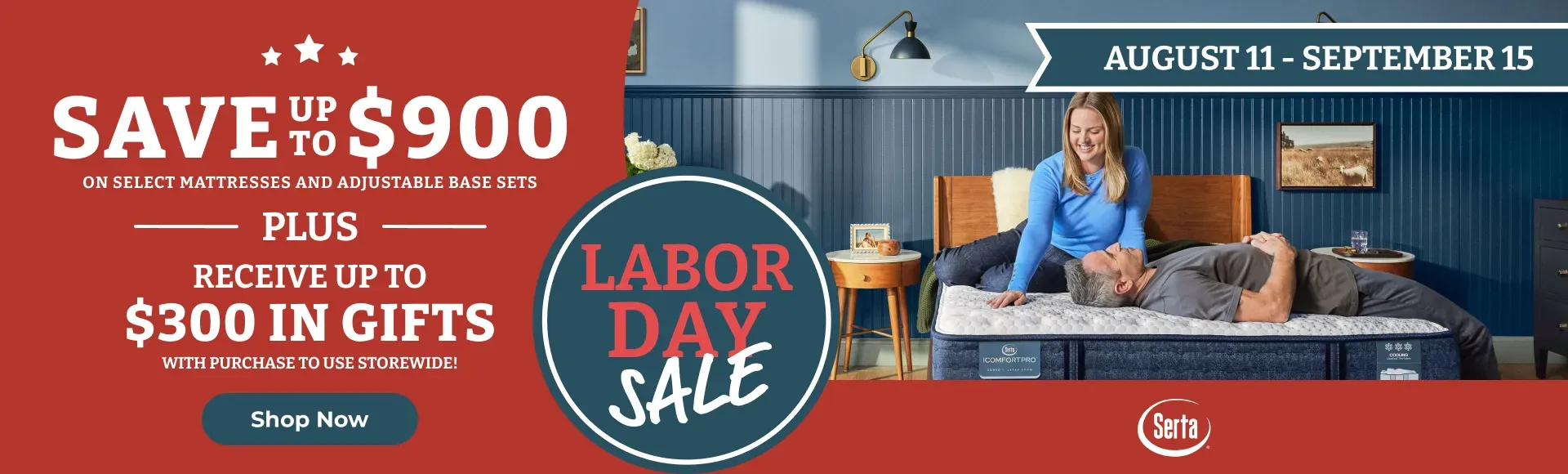Labor Day - Serta Save Up to $900